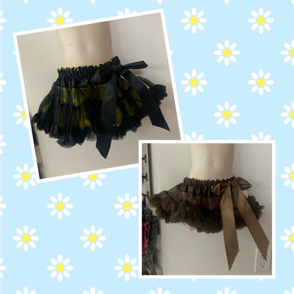 Toddler (Sizes 18-24 Months) Reversible Layered Tutu Pettiskirt… Choose 1 Pc NWT